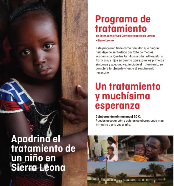Apadrina el tratamiento de un niño en Sierra Leona